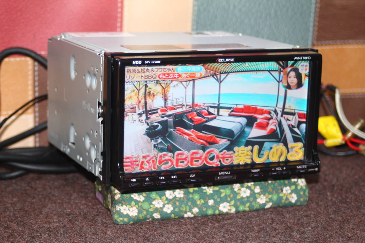 AVN770HD イクリプス ECLIPSE - HDDナビ カーナビ 富士通 Zx1259｜動作