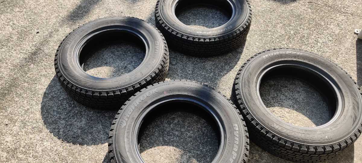 ハンコック ジムニー用 スタッドレスタイヤ 175/80R16 着払い