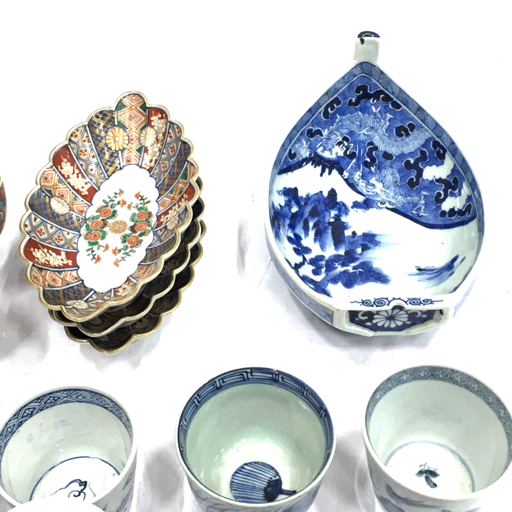 古伊万里 富長貴春 他 中国 工芸 等 皿 湯呑 等 食器 骨董 焼き物