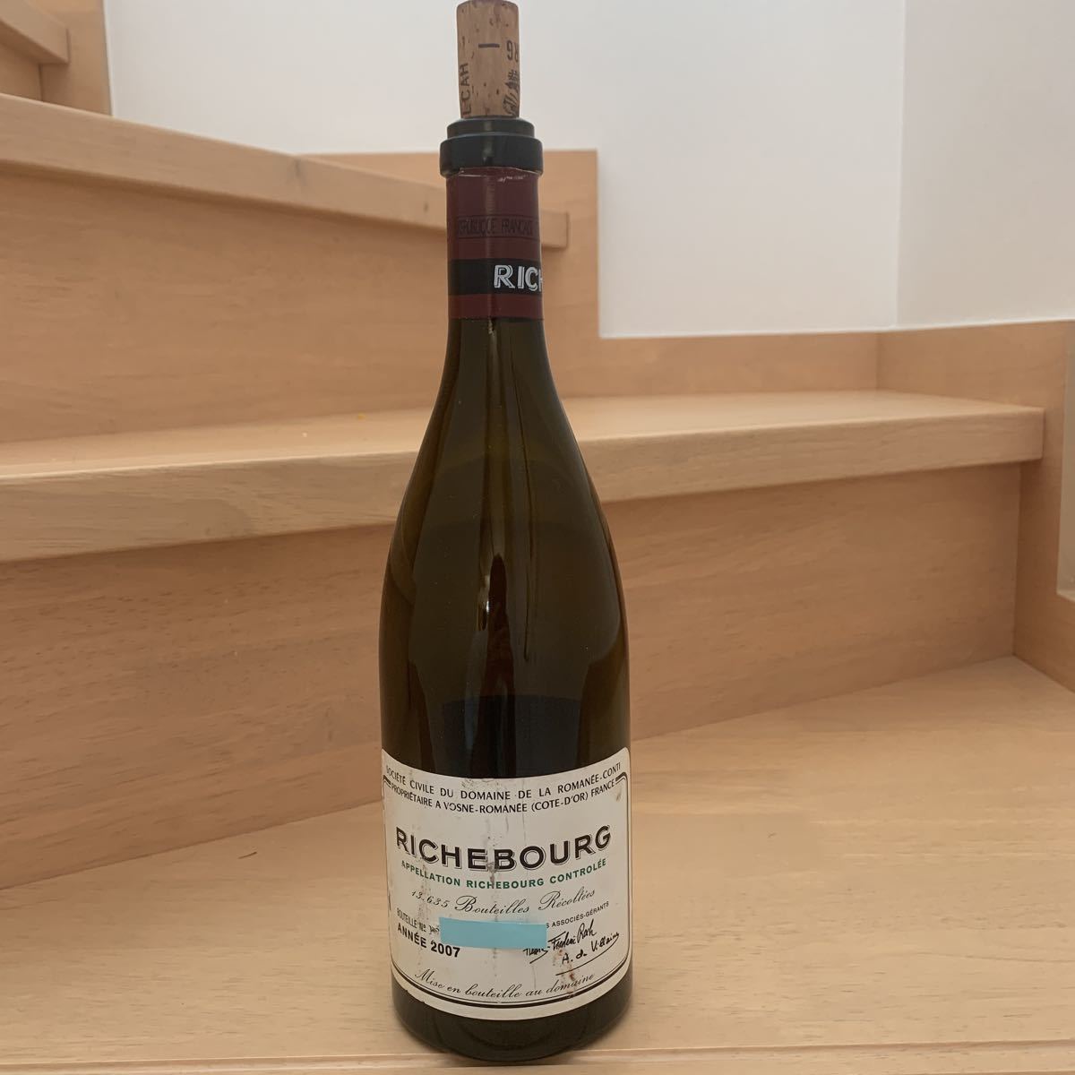 飲料・酒 ◼️空き瓶◼️ DRC エシェゾー 2022年 コルク、キャップ付き