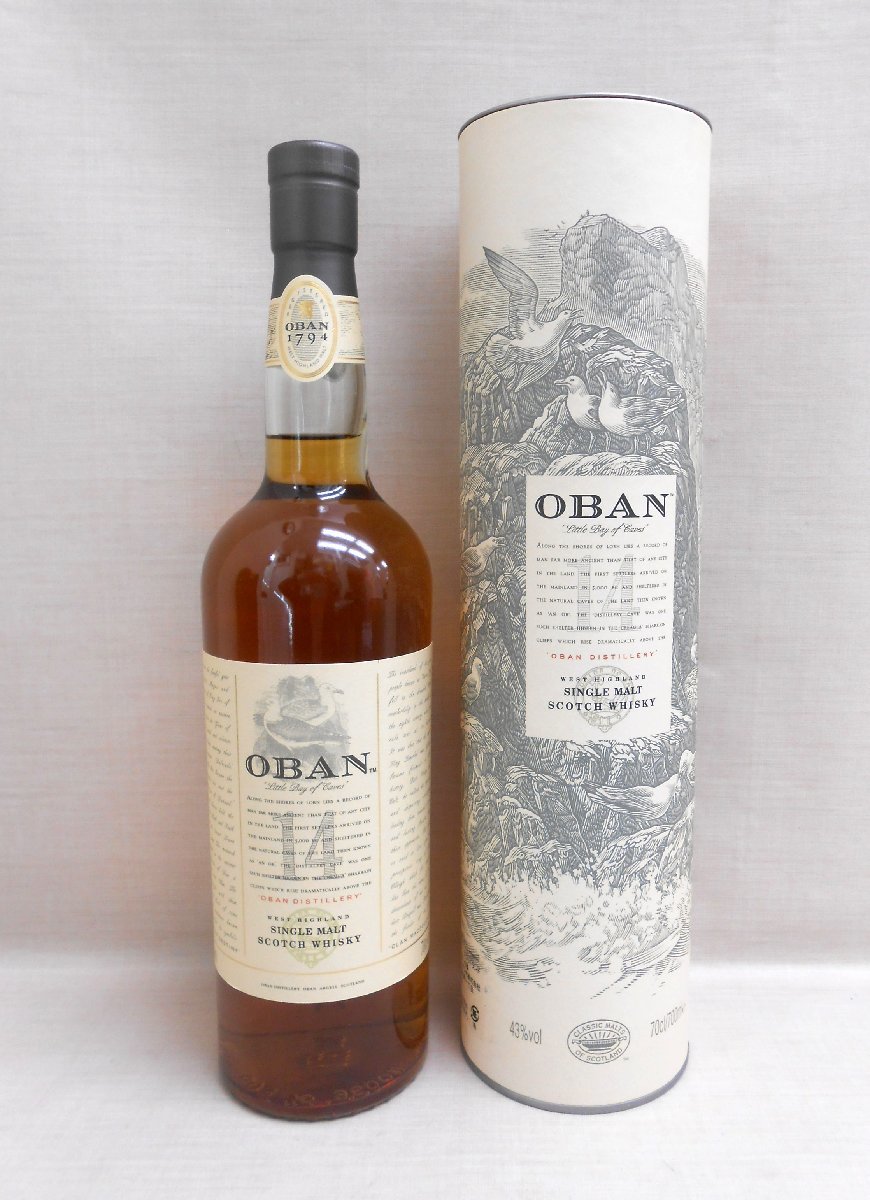 大黒屋】未開栓 OBAN オーバン 14年 SINGLE MALT SCOTCH シングル