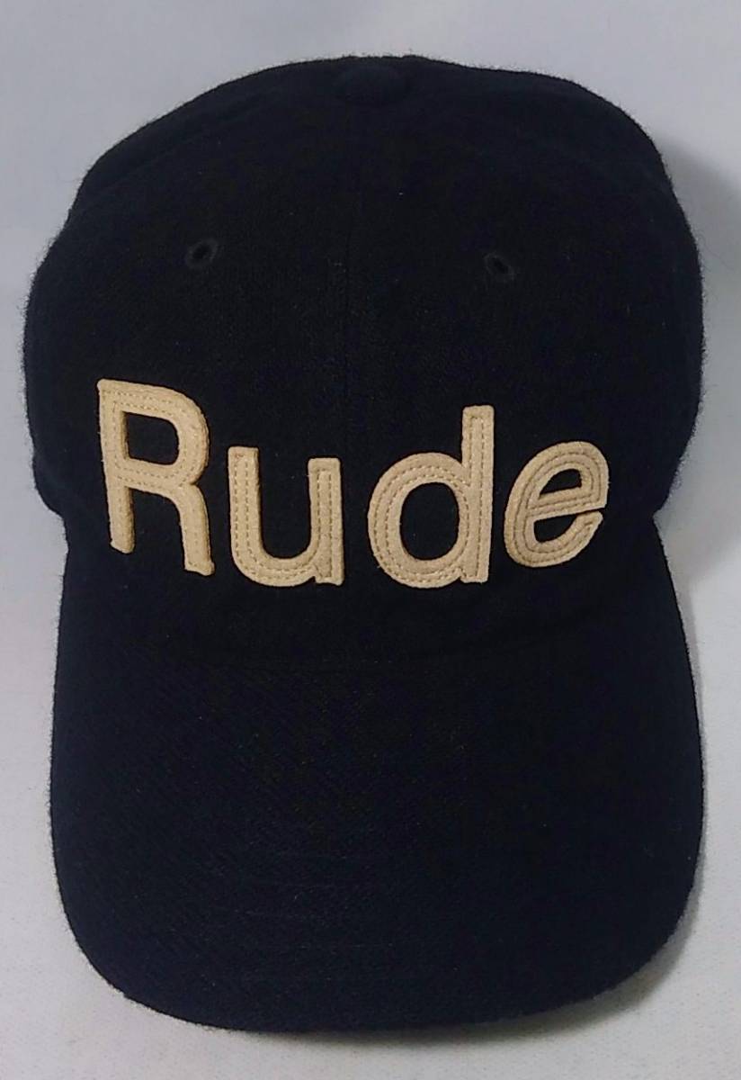 RUDE GALLERY　　ルードギャラリー 　ベースボールキャップ RUDE GALLERY ルードギャラリー キャップ ブラック(野球帽)｜売買され