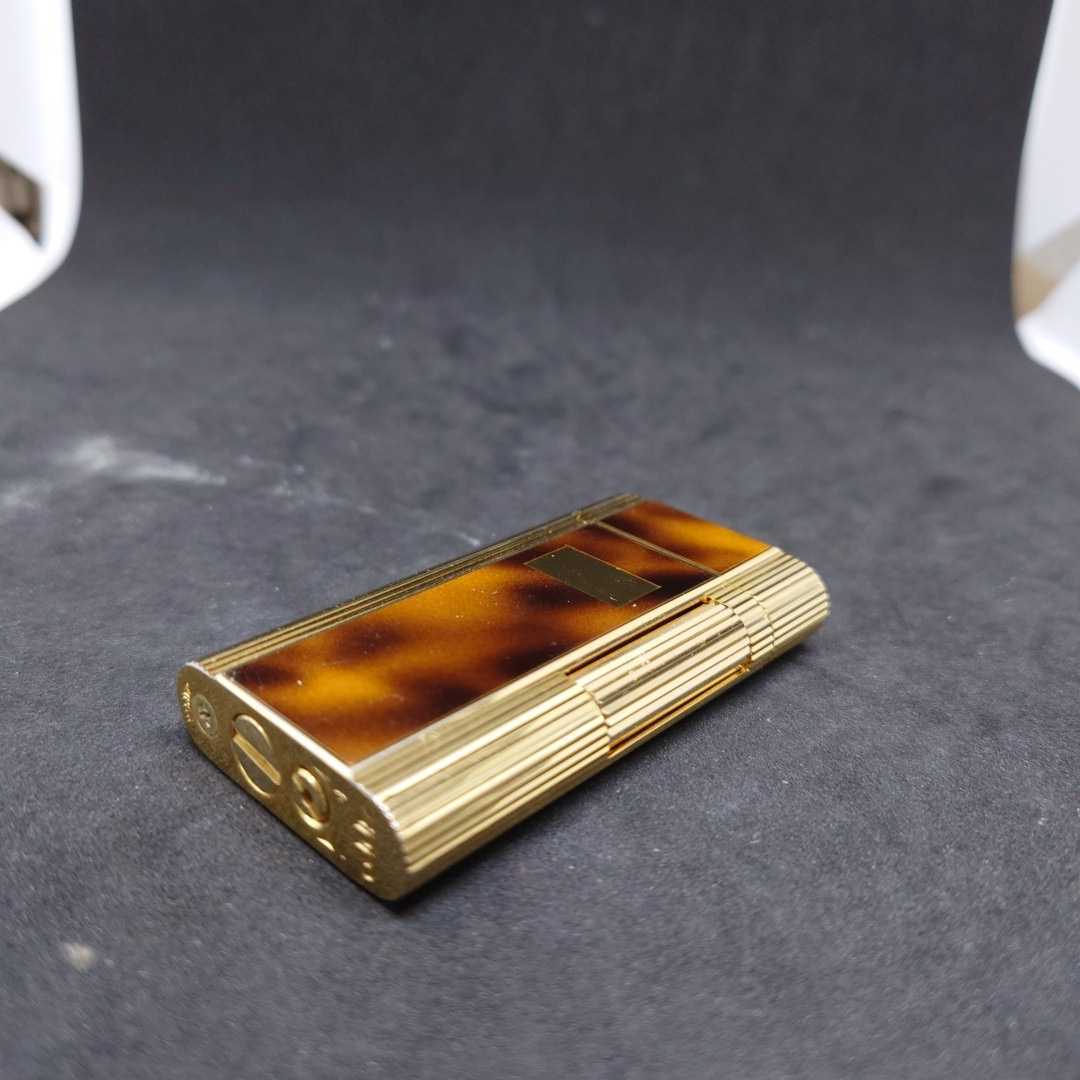 【Zippo】Zippo社製　ゴールド　ローラーガスライター　Zippo刻印　レア　ジッポ_5