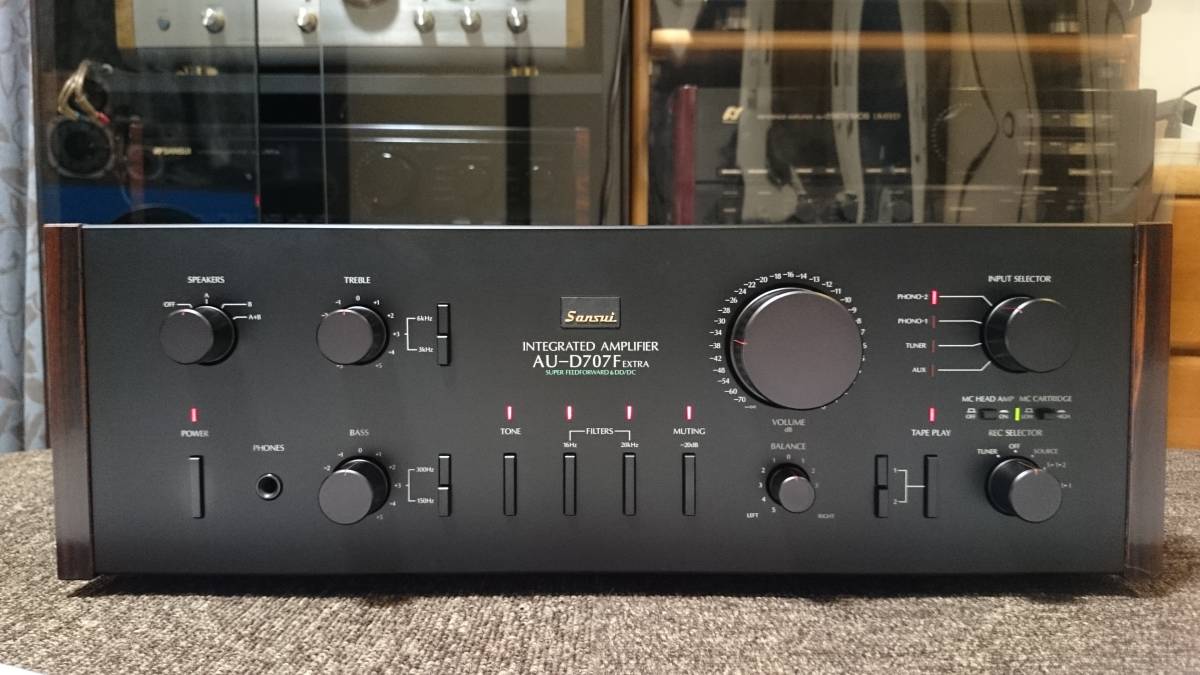 AU-D707F サンスイ EXTRA プリメインアンプ SANSUI P256-xA110207 通電