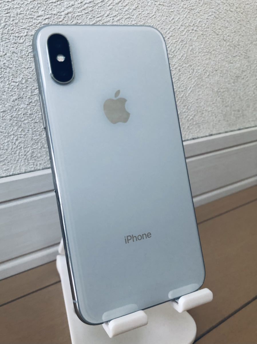 スマートフォン本体 iPhone X Silver 256 GB SIMフリー