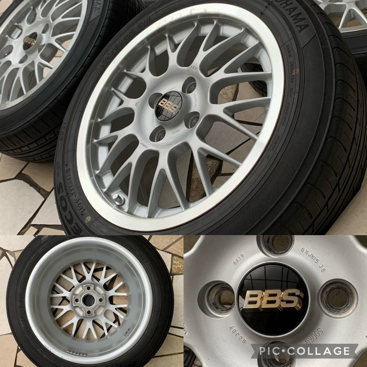 2020年タイヤ BBS FORGED RG307 175/60R15インチ アクア ヴィッツ