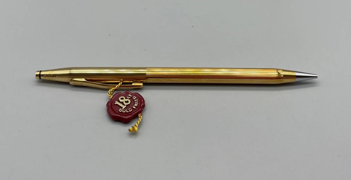 CROSS☆クロス☆シャープペンシル☆1/20 18KT GOLDFILLED☆金張り☆回転
