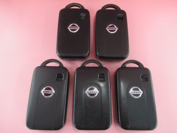 26867　日産　E51系　エルグランド　インテリジェントキー　4ボタン　5個セット　スマートキー　キーレスエントリー　Ｎ エルグランド E51 スマートキー Ｅ５１エルグランドのインテリジェントキー紛失・作成 E51前期型インテリジェントキー角型用チップ無し e52の通販