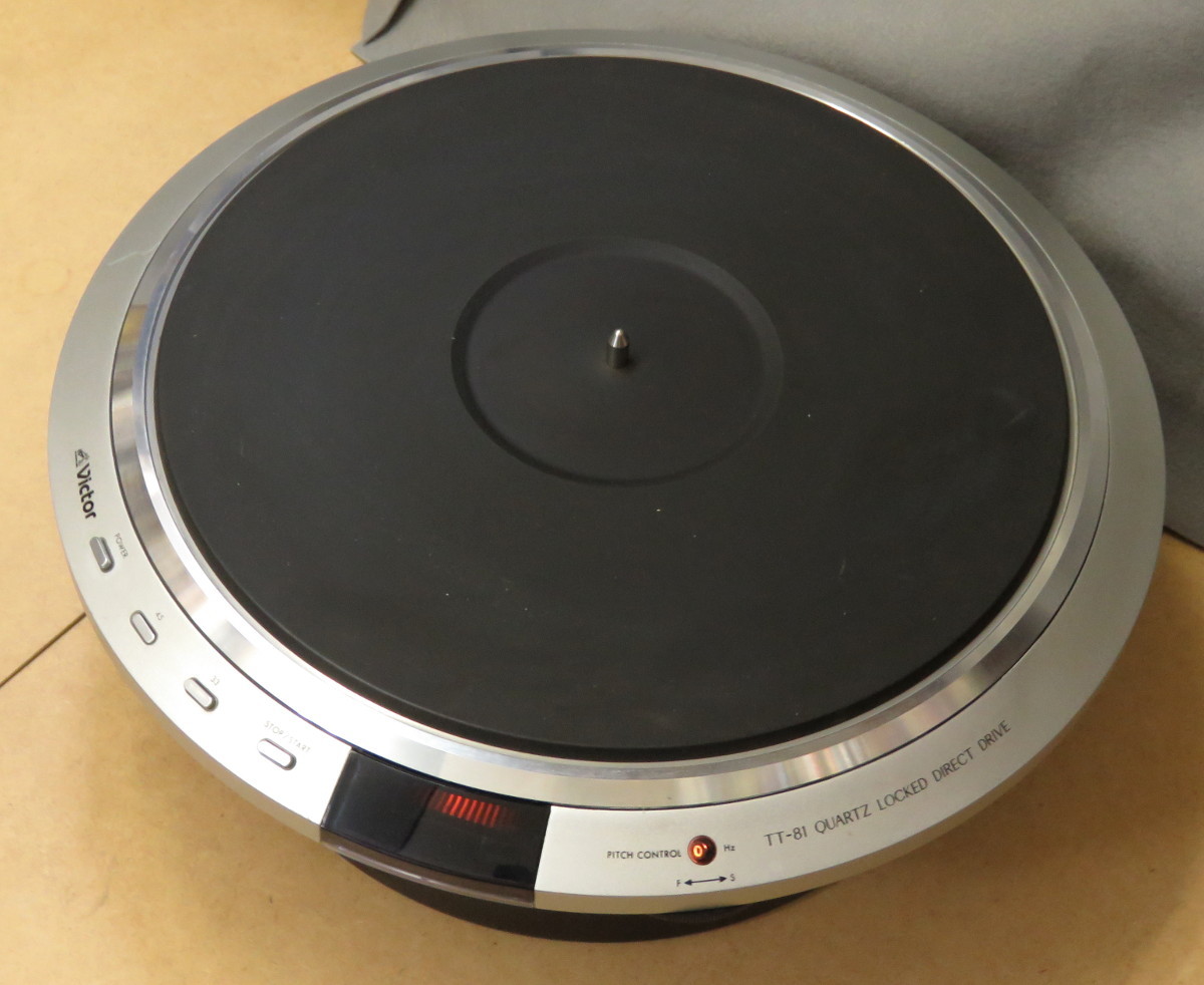 ターンテーブル Victor TT-81 ピッチコントロール可 動作確認済 TT-81 VICTOR ビクター Audio 当社メンテ&frasl;調整済品 TT-81の仕様