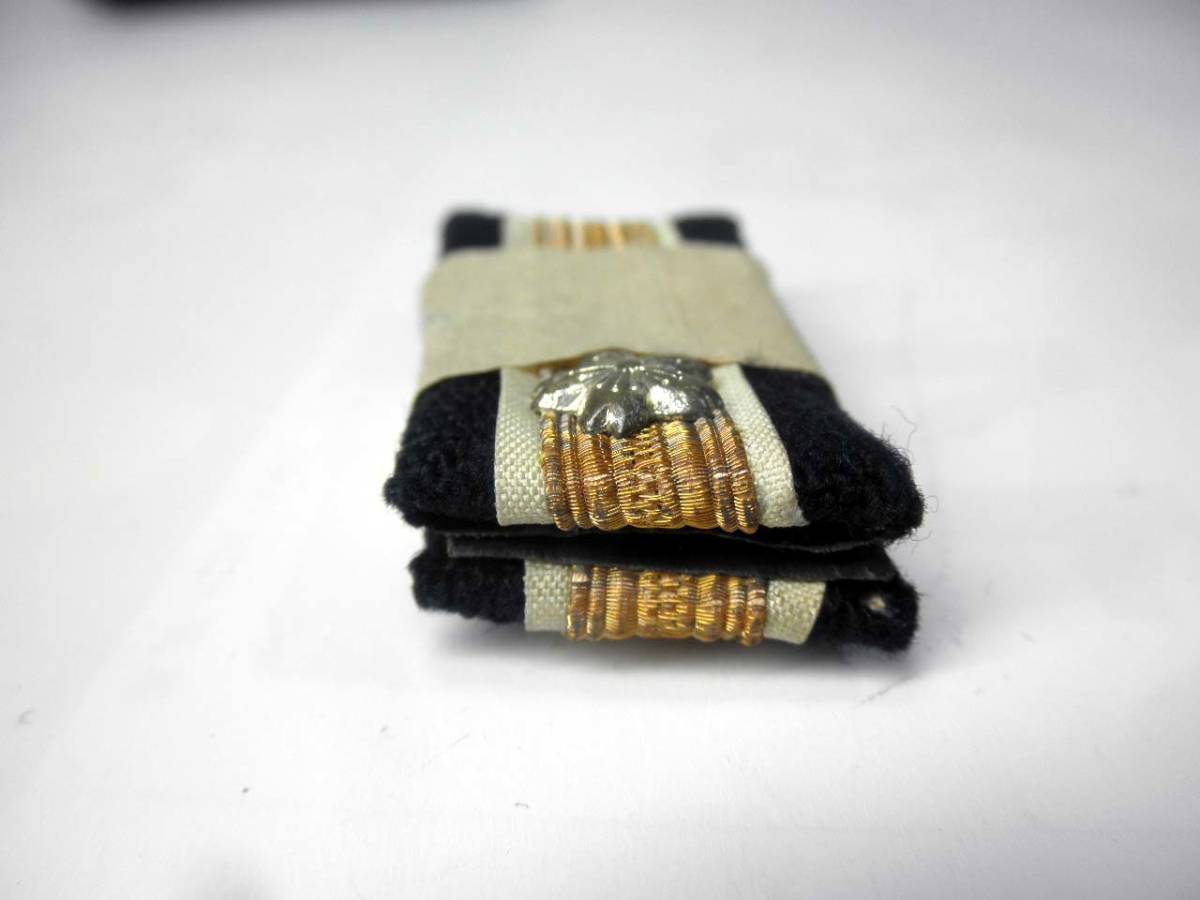 大日本帝国海軍【少尉 肩章・襟章】当時物か複製品か不明/階級章/軍服