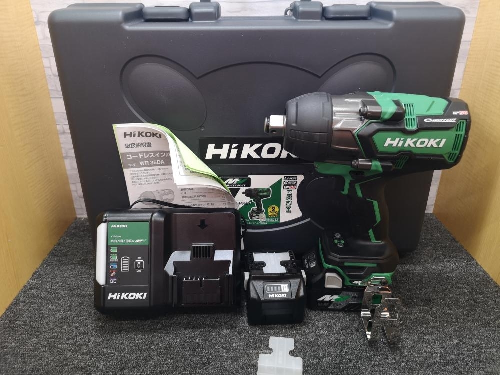 013♪未使用品・即決価格♪HiKOKI マルチボルトコードレスインパクトレンチ WR36DA 2XP 36V