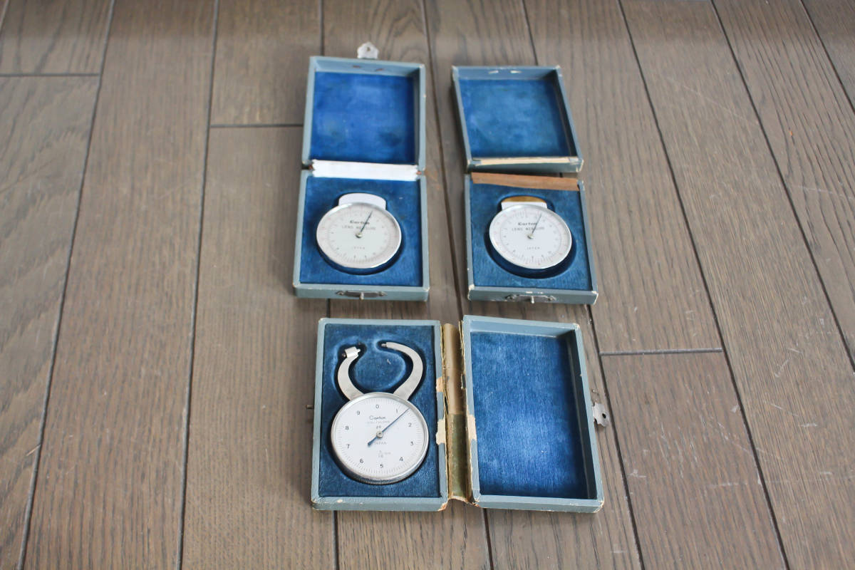 人気，定番 Carton/カートン LENS MEASURE/レンズメジャー2台 DIAL CALIPER1台 まとめて(ノギス、マイクロメーター)｜売買されたオークション情報、yahooの商品情報をアーカイブ公開 - オークファン ノギス、マイクロメーター