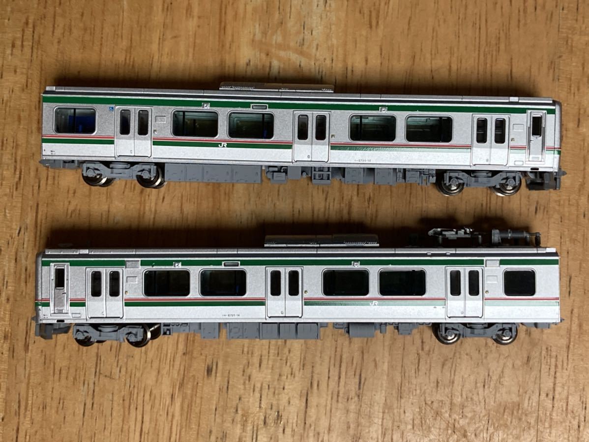 マイクロエース E721系 現行仕様加工車 床下グレー 増結2両セット 