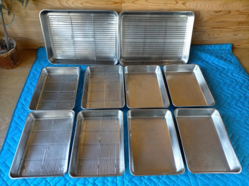 ◎調理用 角バッド 10個セット 特大2個　大8個 キッチン用品 業務用 厨房器具 調理器具 厨房 店舗