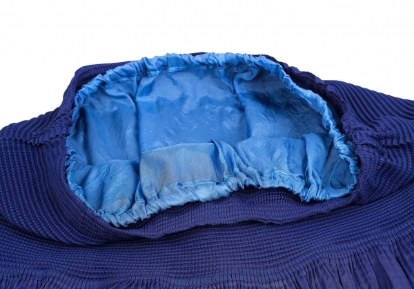 イッセイミヤケ ミーISSEY MIYAKE me ボックスプリーツ切替シースルー