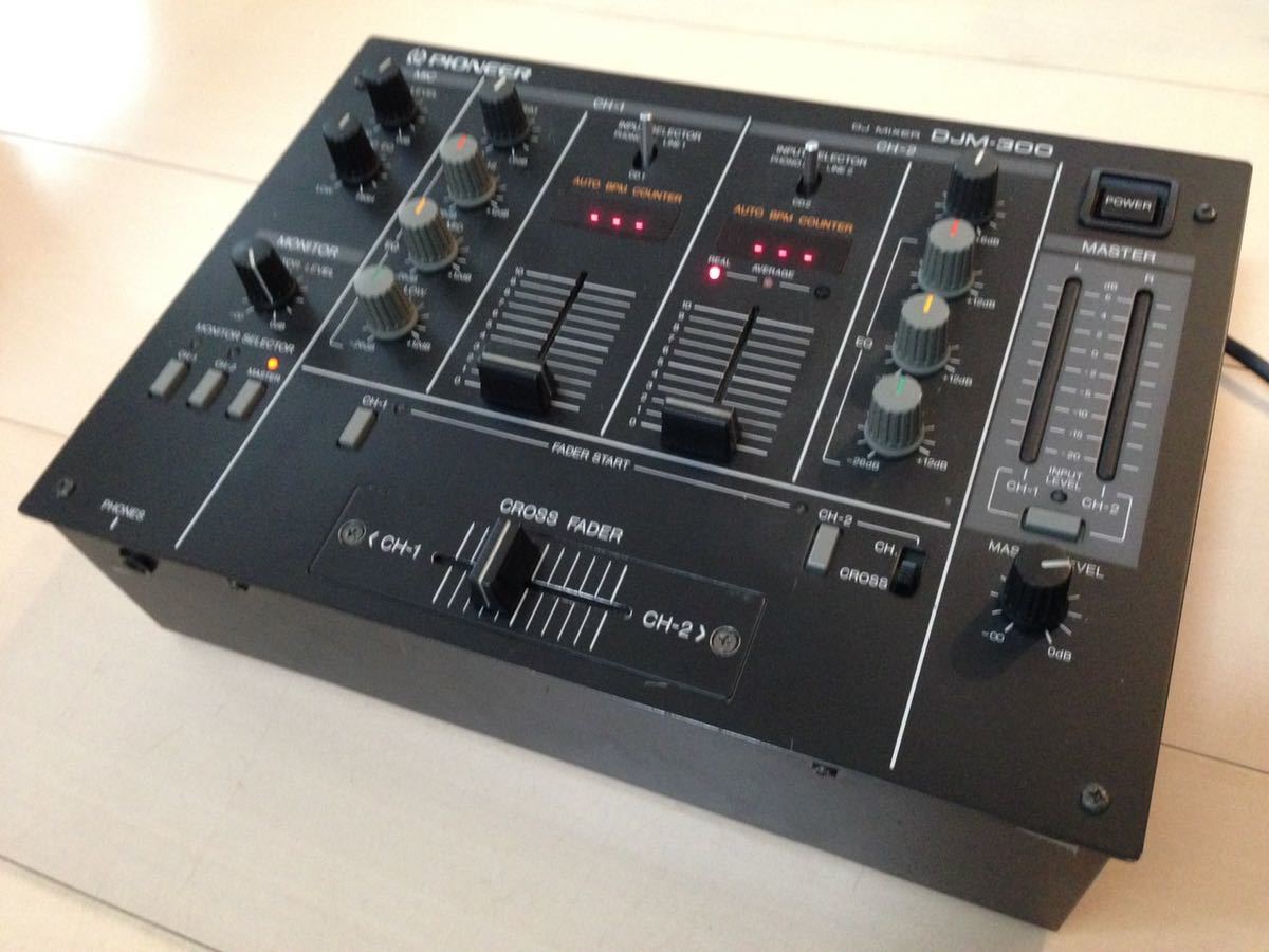 パイオニアPioneer DJM-300.中古可動品 DJミキサー DJM-300 DJ