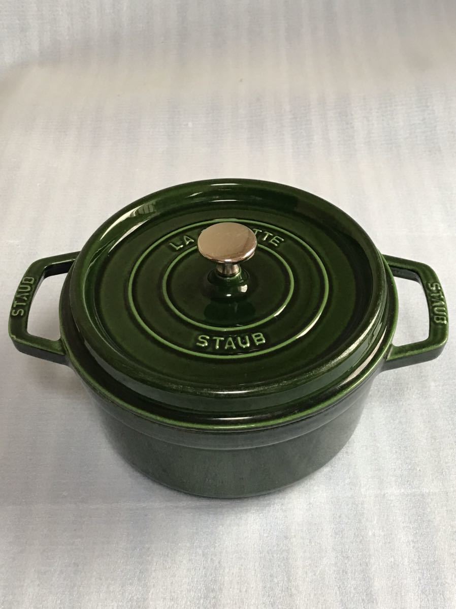 STAUB LA COCOTTE ストウブ ココット 22cm 両手鍋 鉄鍋 中古(両手鍋
