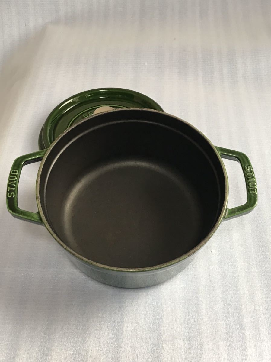 STAUB LA COCOTTE ストウブ ココット 22cm 両手鍋 鉄鍋 中古(両手鍋