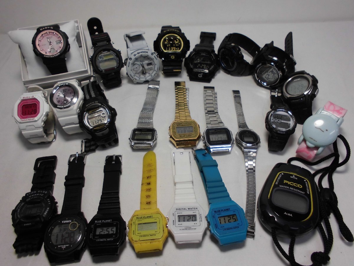 キングラム[01]メンズ・レディース デジタル腕時計 (G-SHOCK BABY-G 