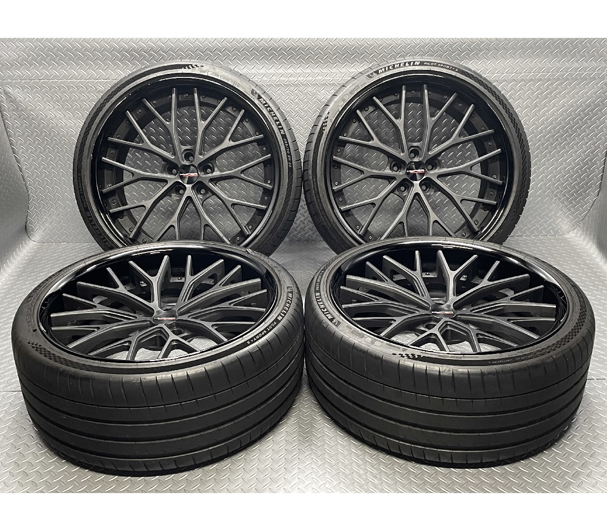 中古】ハイパーフォージド 22インチ×10J +16 +20 PCD120 ミシュラン 