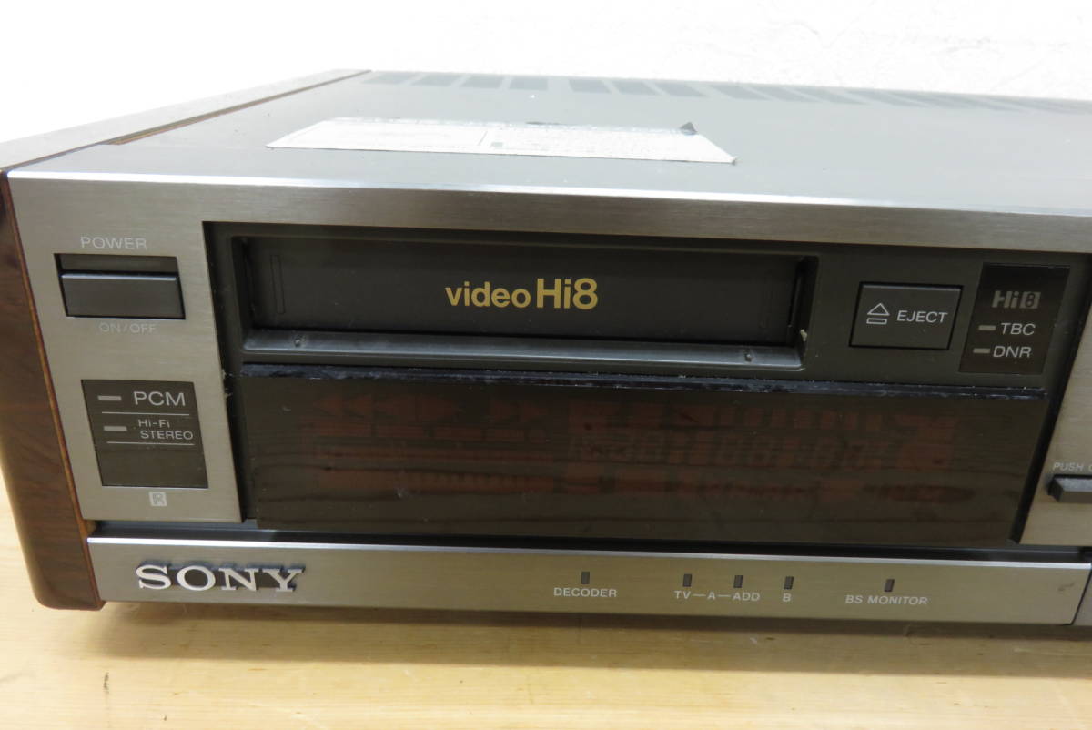 06630 木404-109 Hi8ビデオデッキ EV-BS3000 SONY ソニー 8ミリ 8mm