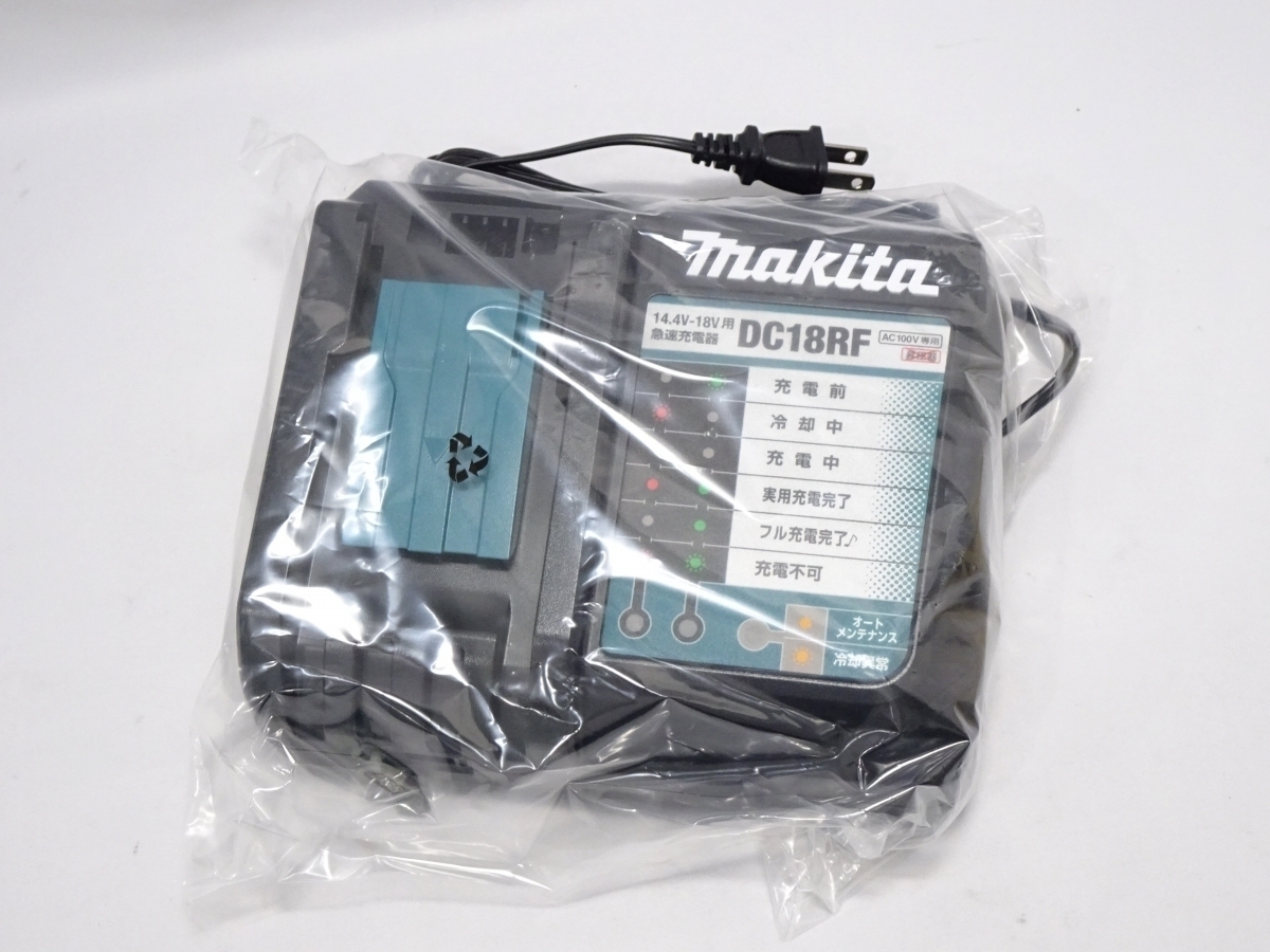 DC18RF マキタ 急速充電器 純正 | makita : 充電器 公式通販 純正品 14.4&frasl;18V用 ☆極美品☆makita 未使用品 ＤＣ18ＲＦ リチウム 50&frasl;60Hz