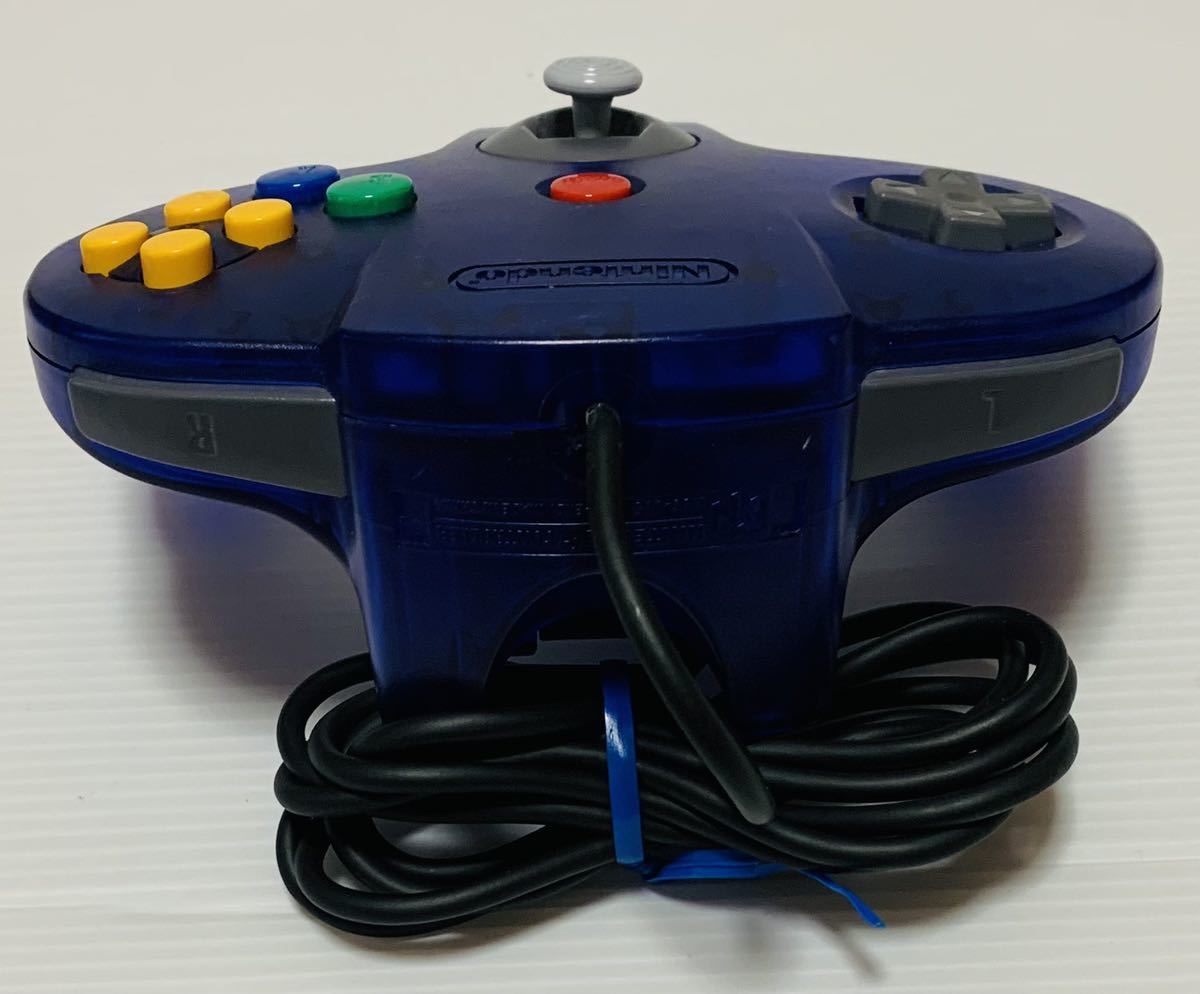 希少カラー NINTENDO64 トイザらス限定 ミッドナイトブルー 通電確認 