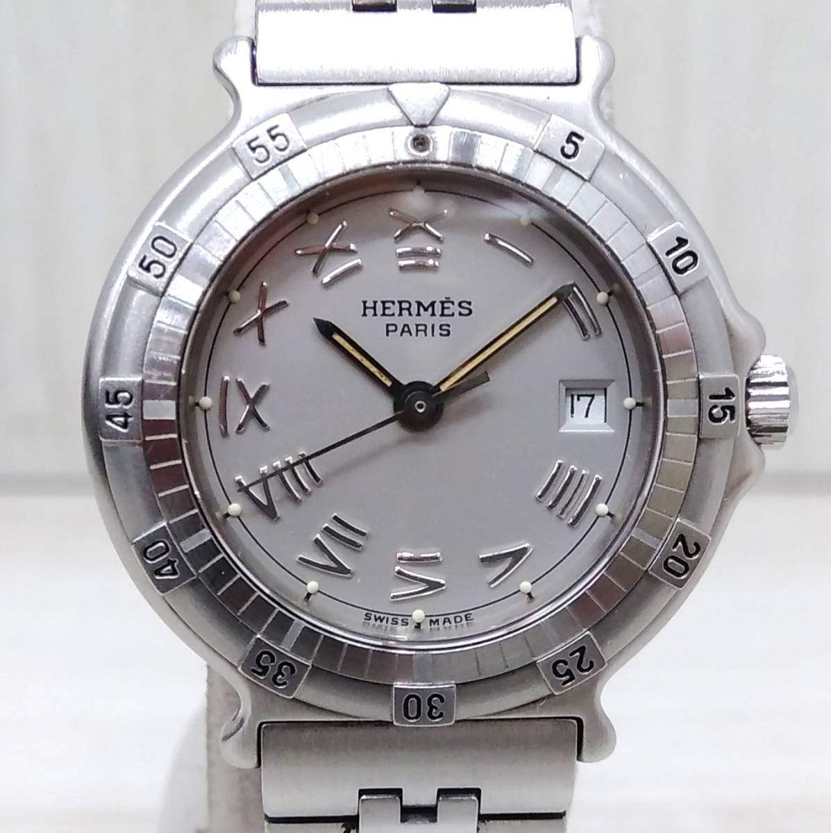 HERMES エルメス キャプテン ニモ 20**** クォーツ 腕時計【2022/04