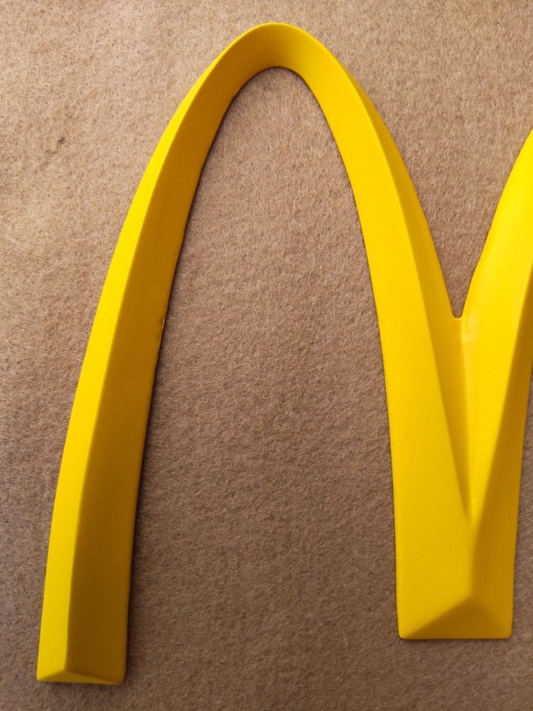 マクドナルド 非売品 ゴールデンアーチ 看板 U.S.A.店舗什器 広告