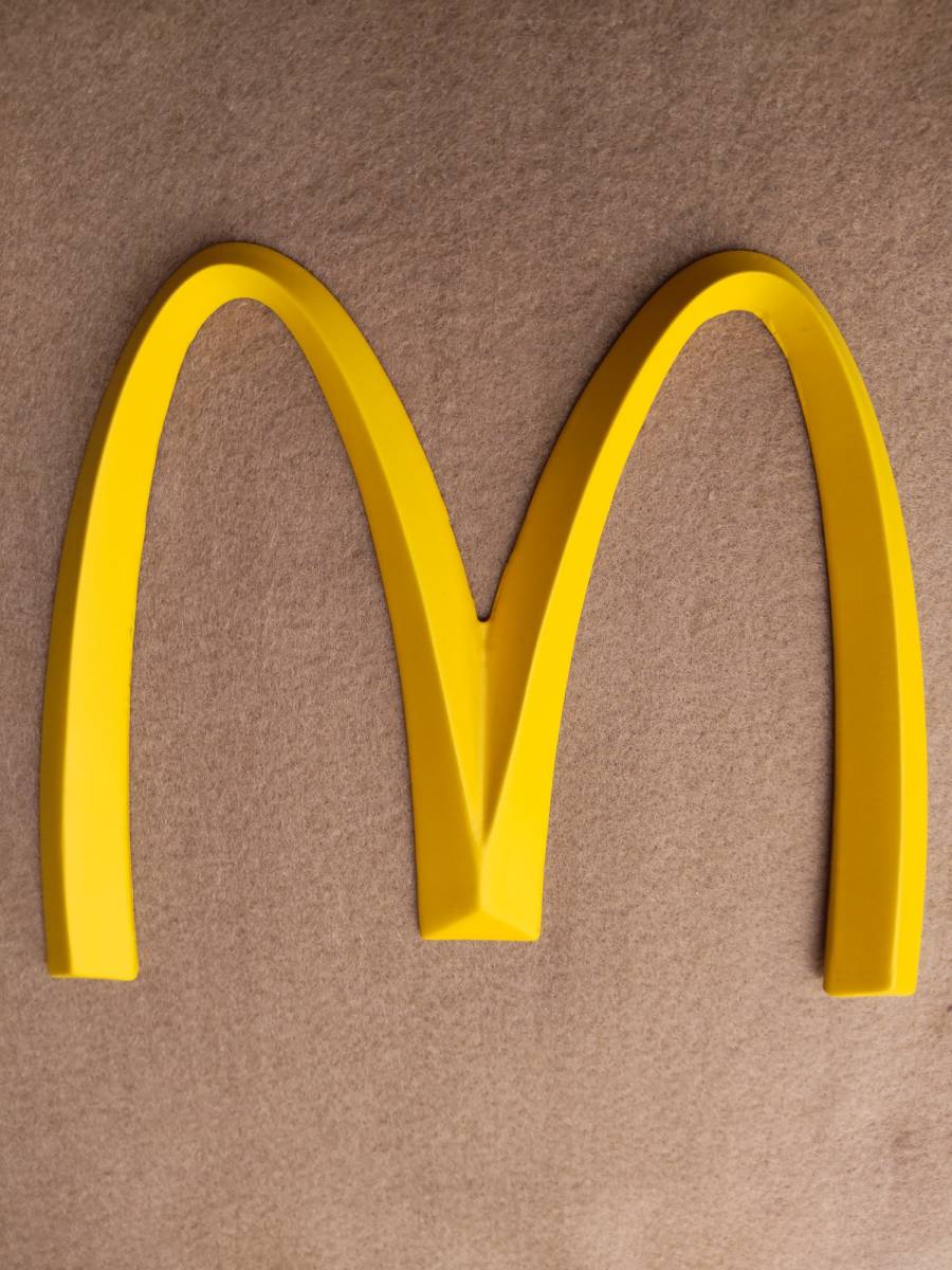 マクドナルド 非売品 ゴールデンアーチ 看板 U.S.A.店舗什器 広告