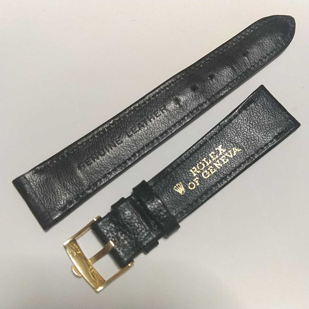 ロレックス純正 革ベルト 19mm 金 尾錠 16mm レザーベルト ロレックス