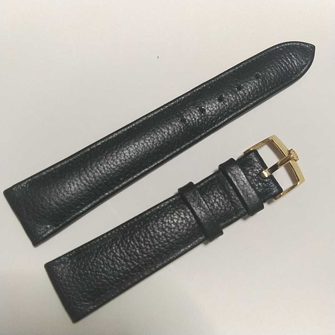 ロレックス純正 革ベルト 19mm 金 尾錠 16mm レザーベルト ロレックス