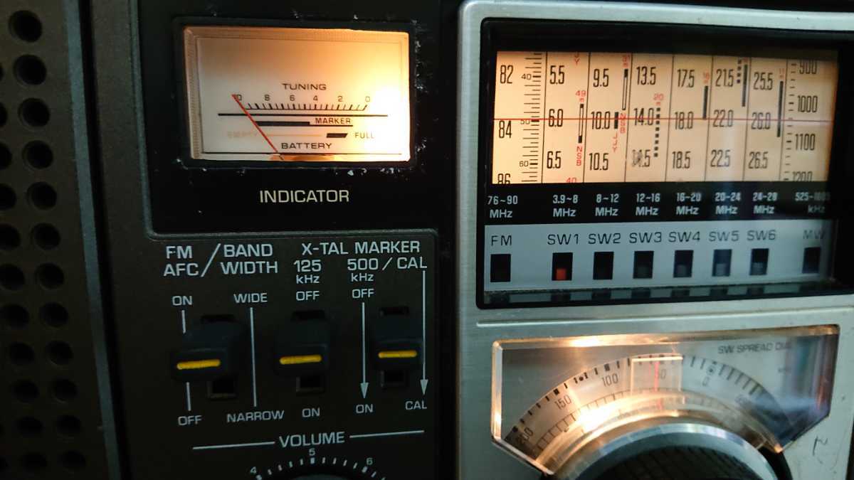 National RF-2200 クーガー BCLラジオ 0 整備済National ワイドFM対応