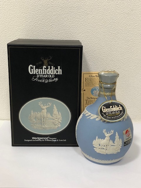 未開栓】GLENFIDDICH グレンフィディック 21年 ウェッジウッド 陶器