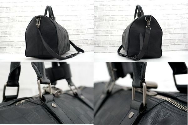 極美品 】 ルイヴィトン Louis Vuitton キーポル45 ダミエ アンフィニ 