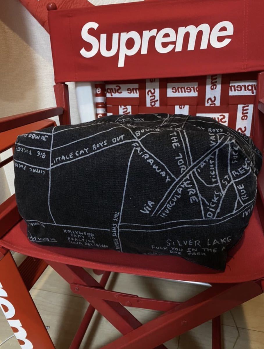 ☆超激レア☆Supreme Gonz Map Denim Tote Black シュプリーム ゴンズ