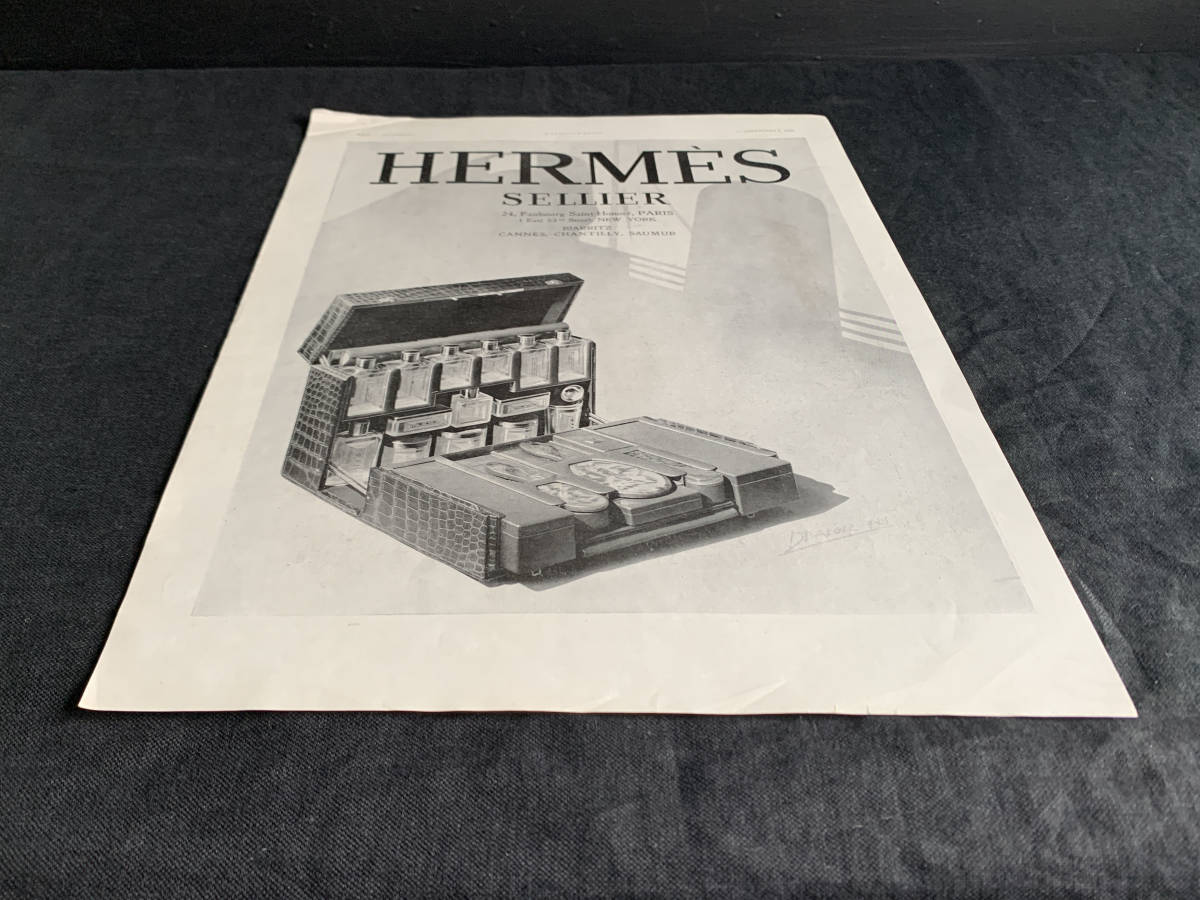 フランス 1931年 HERMES エルメス SELLER 船旅 馬具 乗馬 列車 旅行