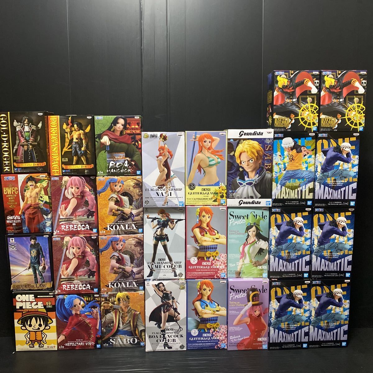 ONE PIECE フィギュア 未開封 29体 GLITTER&GLAMOURS FLAG DIAMOND SHIP Grandista ワンピース 美少女 フィギュア ナミ ハンコック ロビン