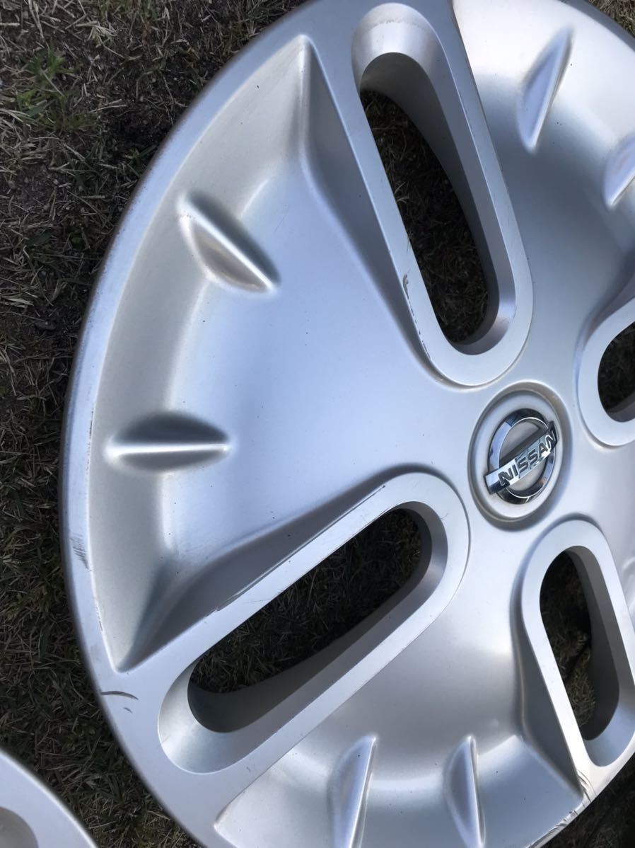 日産純正 Z12キューブ ホイールキャップ 15インチ 4枚 純正品 タイヤ
