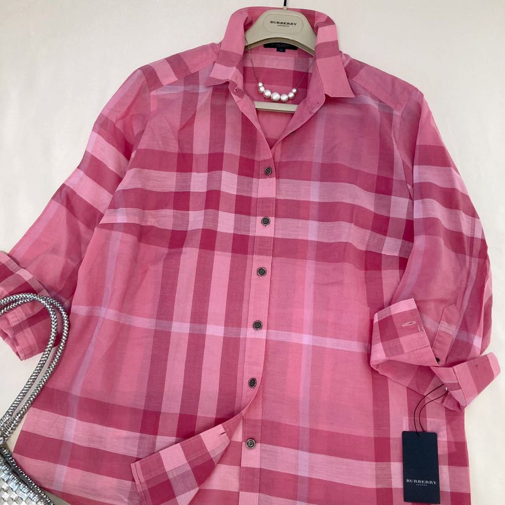 新品タグ付◇バーバリー BURBERRY 希少!1番大きいサイズ 46-48/15-17号 