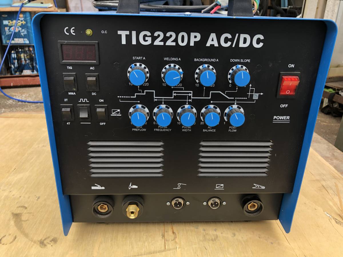 【最新作，高品質】 交流/直流 ＭＭＡインバーターＴＩＧ溶接機 TIG220P ジャンク品(TIG溶接機)｜売買されたオークション情報、yahooの商品情報をアーカイブ公開 - オークファン TIG溶接機