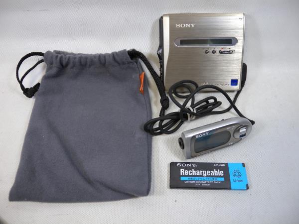 δSONY MZ-NH1 Hi-MD対応MDウォークマン ソニー ：容量1GBのMDメディア
