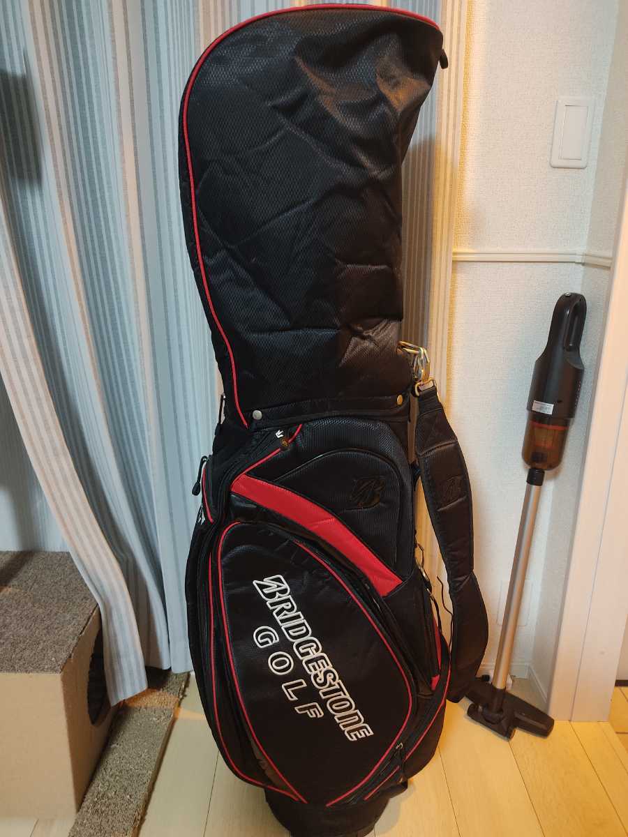 ゴルフバッグ ブリヂストン 黒×赤 BRIDGESTONE GOLF ブリヂストン