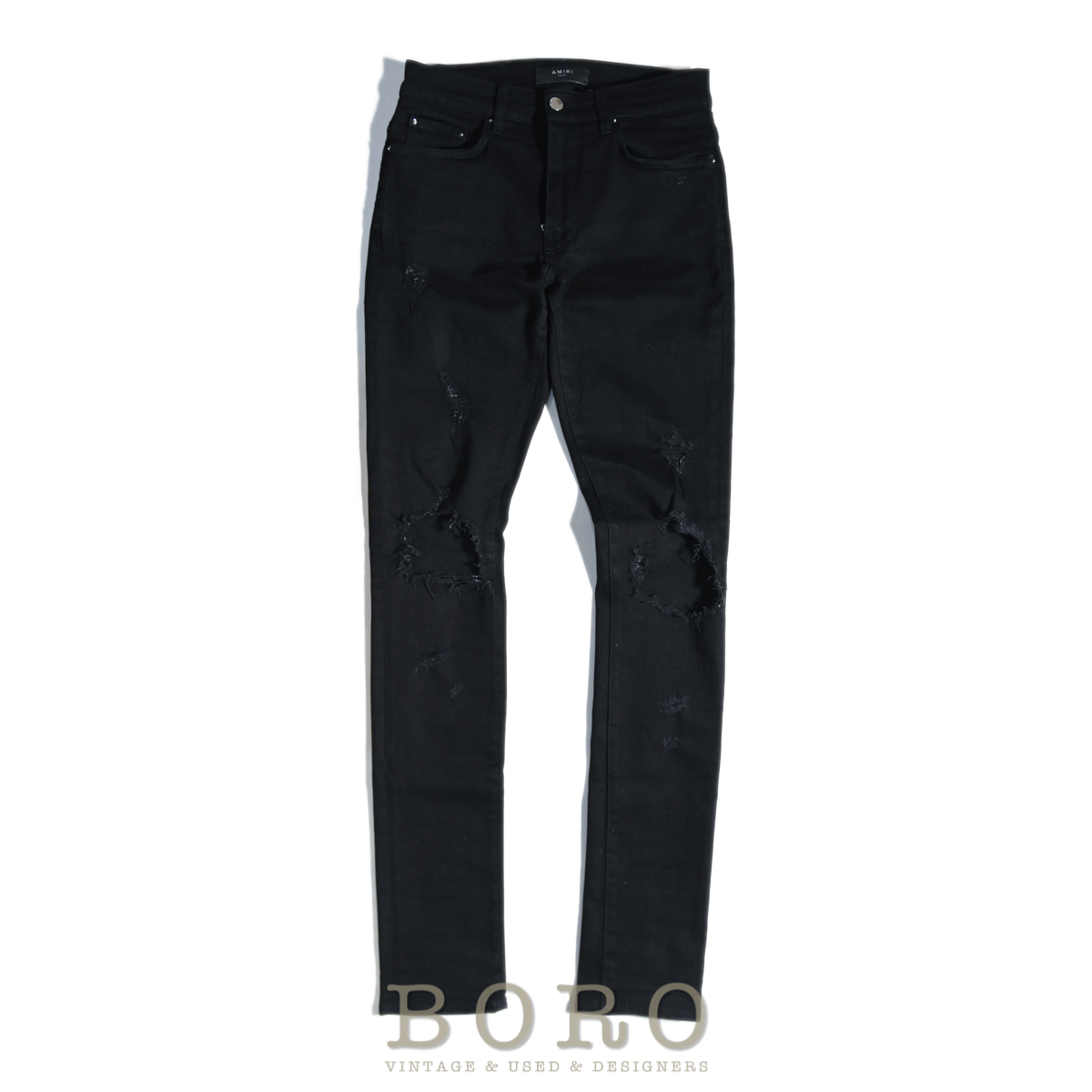 人気 正規】 AMIRI スラッシャー ジーン ブラック デニム 30 美品 