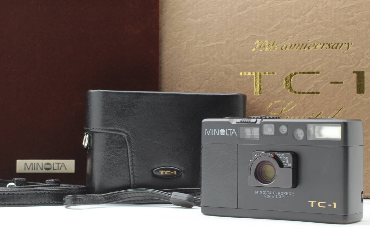 美品箱付き】Minolta ミノルタ TC-1 70th Limited 70周年限定 Black 黒