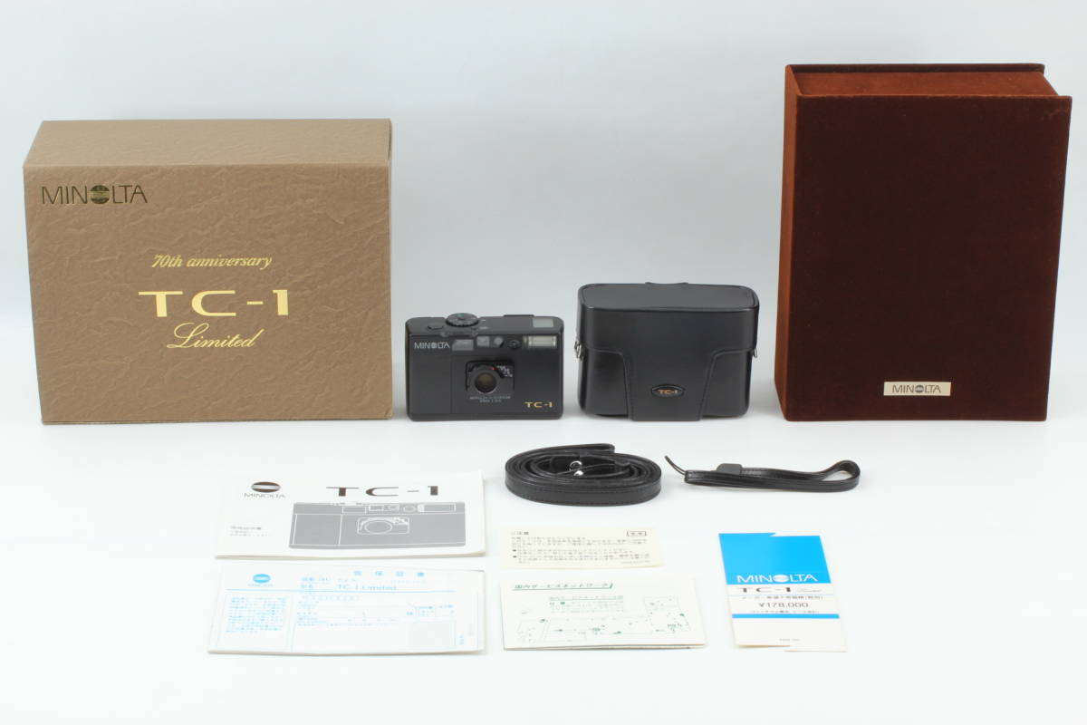 美品箱付き】Minolta ミノルタ TC-1 70th Limited 70周年限定 Black 黒