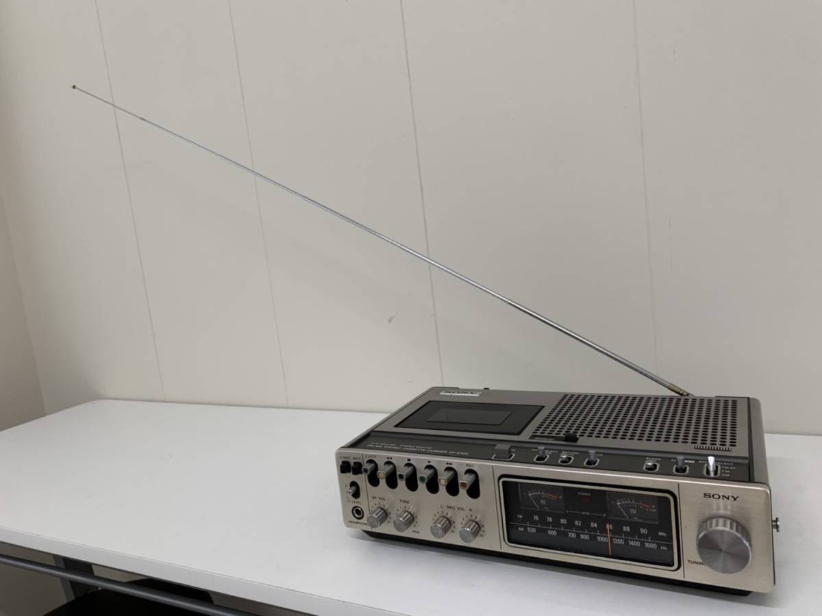 ジャンクSONY FM⁄AM ステレオカセットコーダー CF-2700 Yahoo