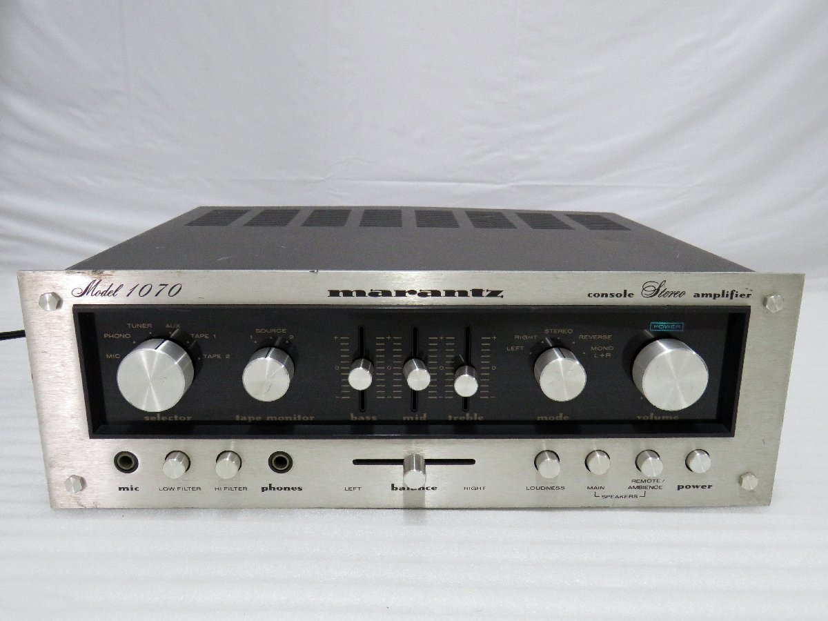 100☆marantz マランツ プリメインアンプ 1070☆0419-308 プリメイン
