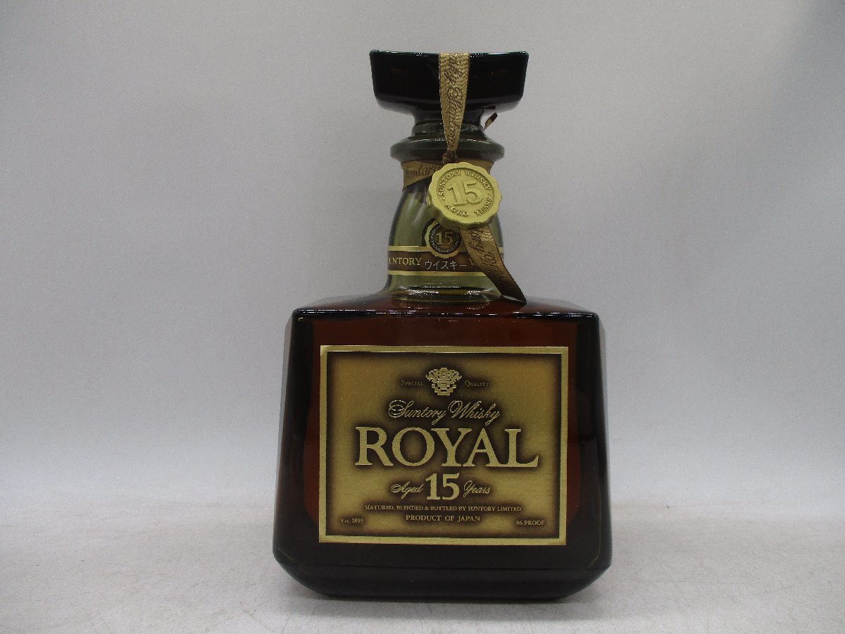 同梱OK商品】SUNTORY WHISKY ROYAL 15年 サントリーウイスキー