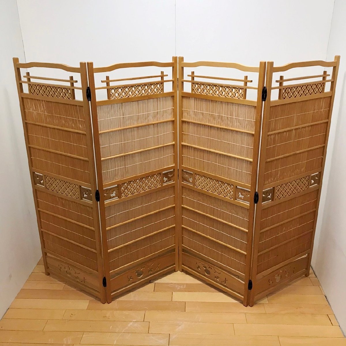 御屏風 金屏風 六曲一隻 銀座トップアート 衝立 パーテーション